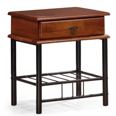 Nightstand East Pesaro | size: Width: 48cm, Height: 55cm, Depth: 37cm | color: Black | image: 1 | variant: 1006641