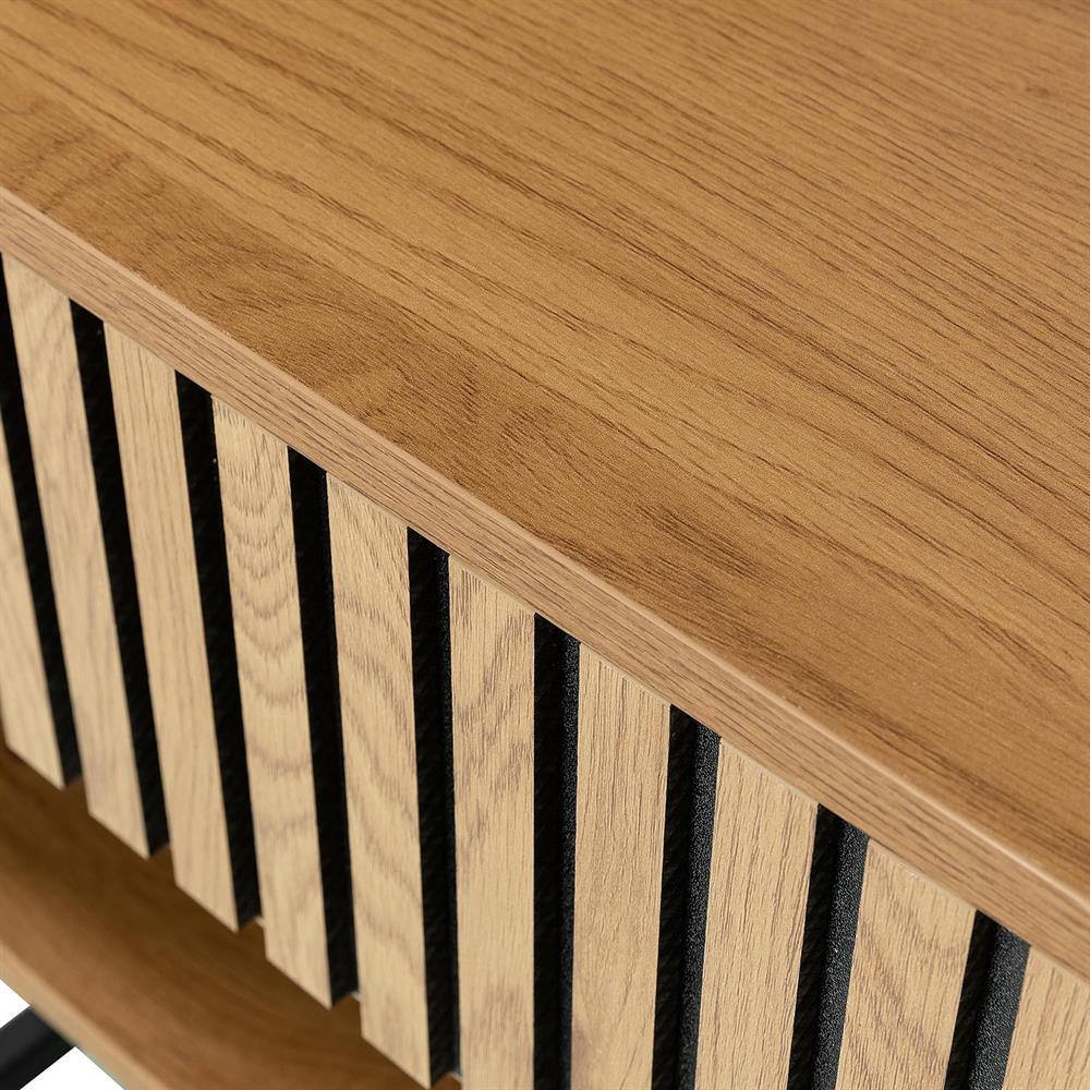 Nightstand Hampton | size: Width: 50cm, Height: 55cm, Depth: 40cm | color: Oak | image: 7 | variant: 1017688