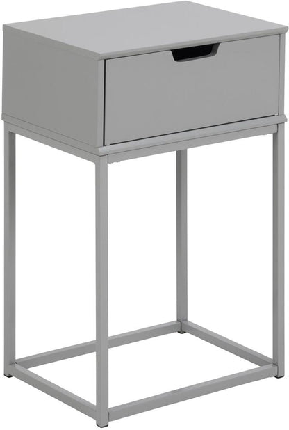 Nightstand Mitra | size: Width: 40cm, Height: 61.5cm, Depth: 30cm | color: Gray | image: 1 | variant: 1002043