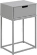 Nightstand Mitra | size: Width: 40cm, Height: 61.5cm, Depth: 30cm | color: Gray | image: 1 | variant: 1002043