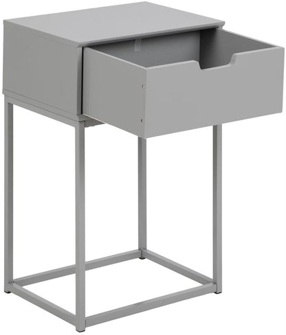 Nightstand Mitra | size: Width: 40cm, Height: 61.5cm, Depth: 30cm | color: Gray | image: 2 | variant: 1002043