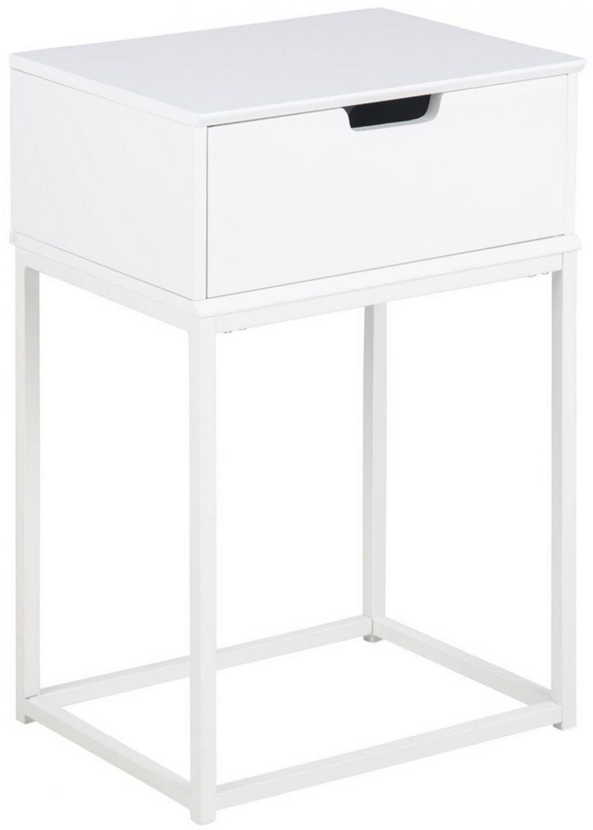 Nightstand Mitra | size: Width: 40cm, Height: 61.5cm, Depth: 30cm | color: White | image: 0 | variant: 1002042