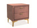 Nightstand Monako | size: Width: 53cm, Height: 56cm, Depth: 36cm | color: Pink | image: 1 | variant: 1000388