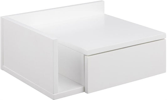 Nightstand Newport | size: Width: 40cm, Height: 16.5cm, Depth: 32cm | color: White | image: 1 | variant: 1006078