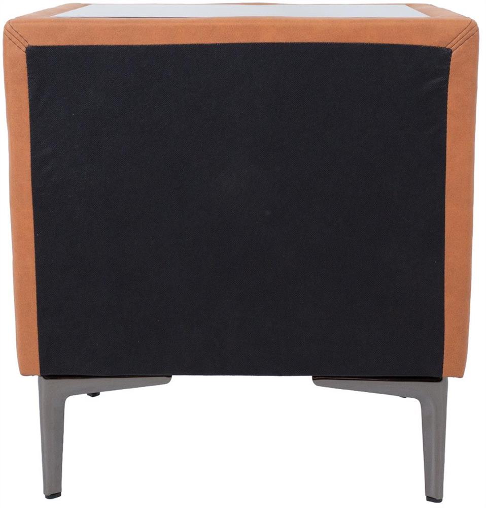 Nightstand Olney | size: Width: 50.5cm, Height: 54cm, Depth: 41cm | color: Brown | image: 6 | variant: 1000480