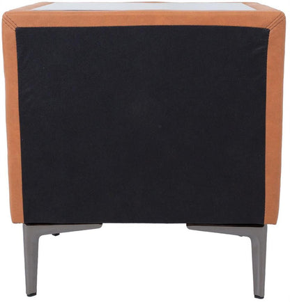 Nightstand Olney | size: Width: 50.5cm, Height: 54cm, Depth: 41cm | color: Brown | image: 6 | variant: 1000480