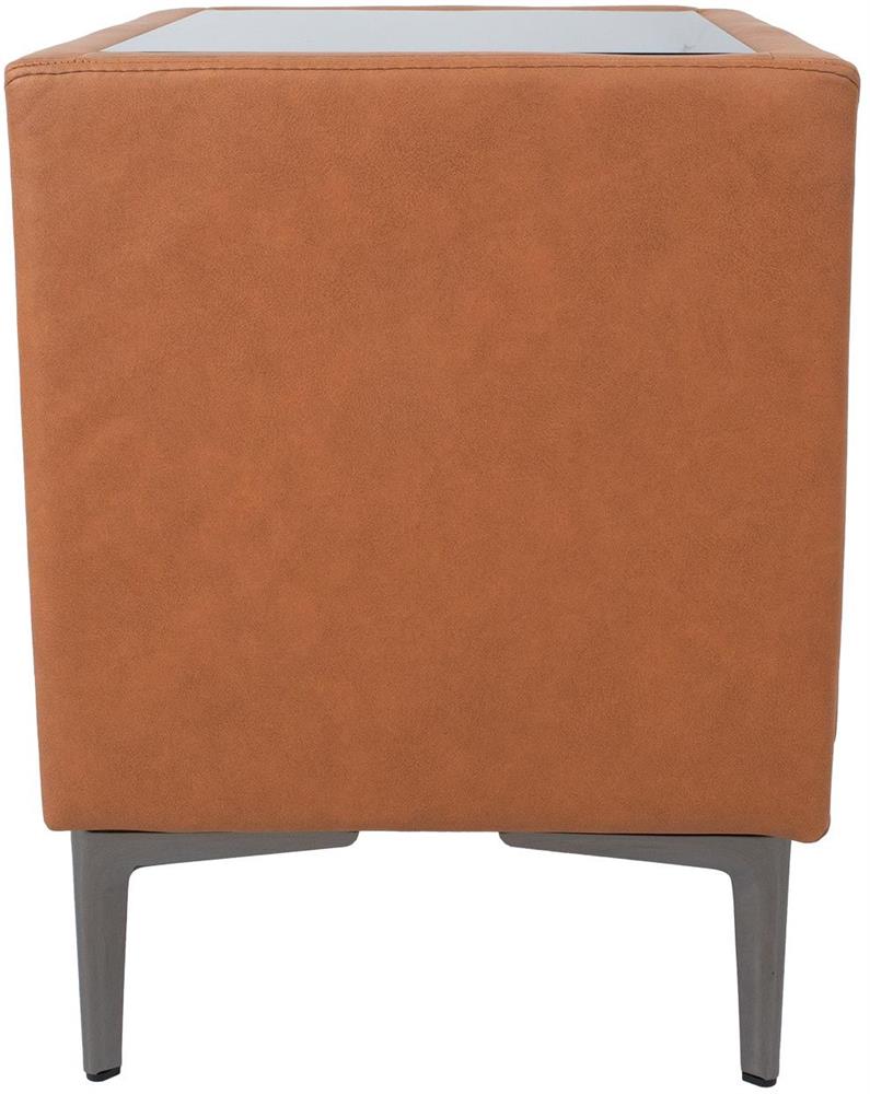 Nightstand Olney | size: Width: 50.5cm, Height: 54cm, Depth: 41cm | color: Brown | image: 7 | variant: 1000480