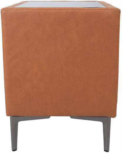 Nightstand Olney | size: Width: 50.5cm, Height: 54cm, Depth: 41cm | color: Brown | image: 7 | variant: 1000480