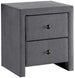 Nightstand Oulu | size: Length: 48cm, Width: 41cm, Height: 54cm | color: Gray | image: 1 | variant: 1002056