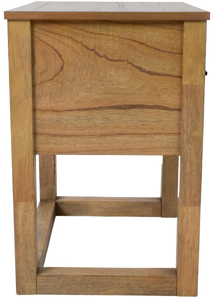 Nightstand Ozzo | size: Width: 56cm, Height: 60cm, Depth: 40cm | color: Oak | image: 5 | variant: 1017686