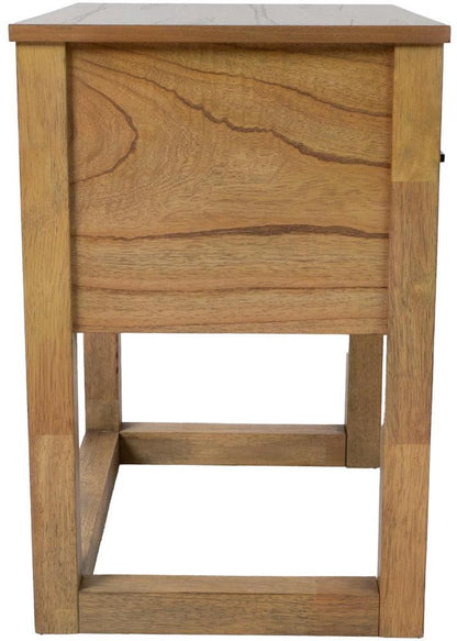 Nightstand Ozzo | size: Width: 56cm, Height: 60cm, Depth: 40cm | color: Oak | image: 5 | variant: 1017686