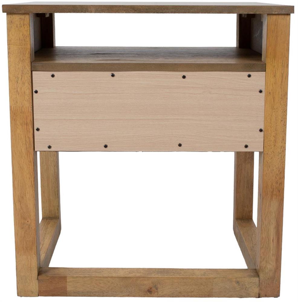 Nightstand Ozzo | size: Width: 56cm, Height: 60cm, Depth: 40cm | color: Oak | image: 6 | variant: 1017686