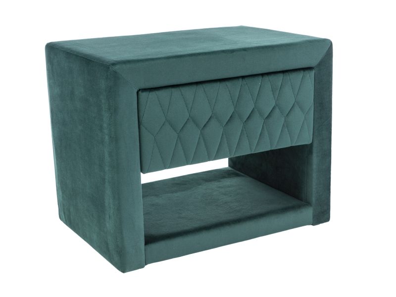 Nightstand Quebec | size: Width: 50cm, Height: 40cm, Depth: 35cm | color: Green | image: 1 | variant: 1003479