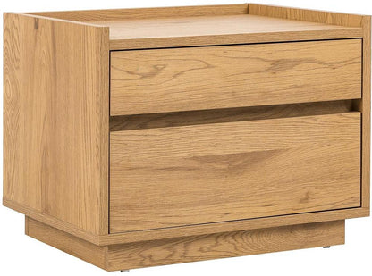 Nightstand Sacha | size: Width: 50cm, Height: 40cm, Depth: 40cm | color: Oak | image: 1 | variant: 1017691