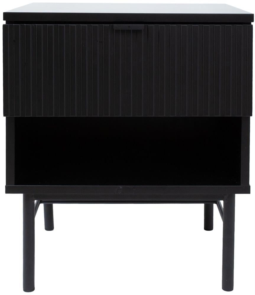 Nightstand Sequence | size: Width: 45cm, Height: 55cm, Depth: 40cm | color: Black | image: 3 | variant: 1002372