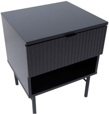 Nightstand Sequence | size: Width: 45cm, Height: 55cm, Depth: 40cm | color: Black | image: 6 | variant: 1002372
