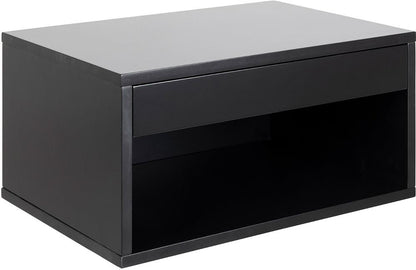 Nightstand Stamford | size: Width: 50cm, Height: 24.3cm, Depth: 35cm | color: Black | image: 1 | variant: 1000300