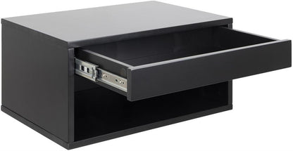 Nightstand Stamford | size: Width: 50cm, Height: 24.3cm, Depth: 35cm | color: Black | image: 3 | variant: 1000300