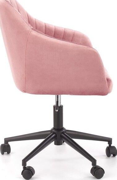Office Chair Alessandria | size: Width: 57cm, Height: 89cm, Depth: 55cm | color: Pink | image: 2 | variant: 1002897