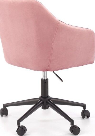 Office Chair Alessandria | size: Width: 57cm, Height: 89cm, Depth: 55cm | color: Pink | image: 3 | variant: 1002897