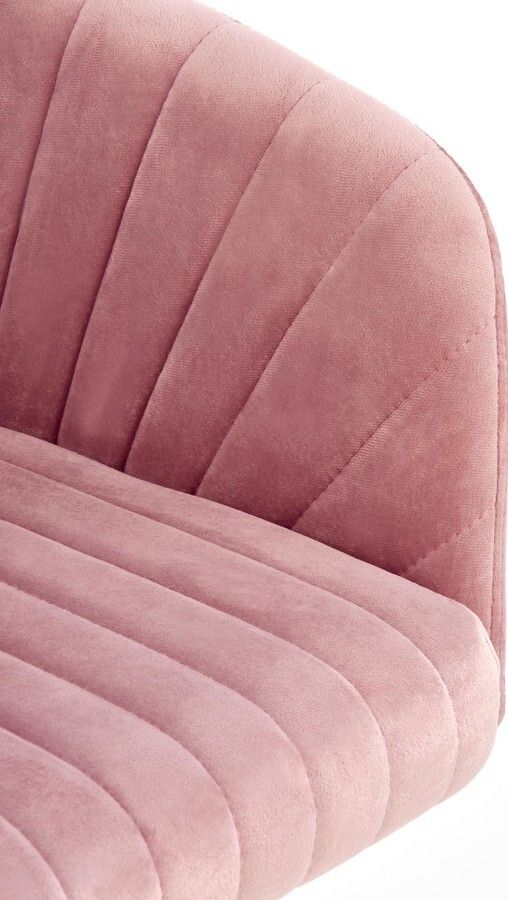 Office Chair Alessandria | size: Width: 57cm, Height: 89cm, Depth: 55cm | color: Pink | image: 4 | variant: 1002897