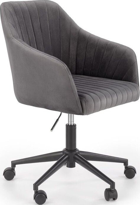 Office Chair Alessandria | size: Width: 57cm, Height: 91cm, Depth: 55cm | color: Gray | image: 1 | variant: 1002896