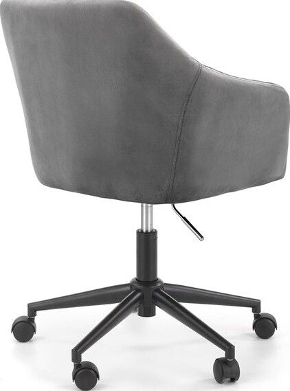 Office Chair Alessandria | size: Width: 57cm, Height: 91cm, Depth: 55cm | color: Gray | image: 5 | variant: 1002896