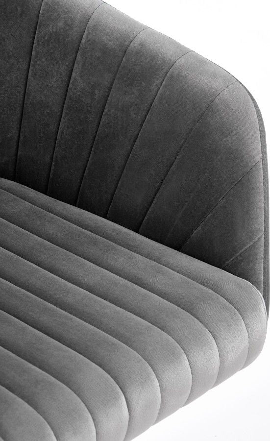 Office Chair Alessandria | size: Width: 57cm, Height: 91cm, Depth: 55cm | color: Gray | image: 7 | variant: 1002896