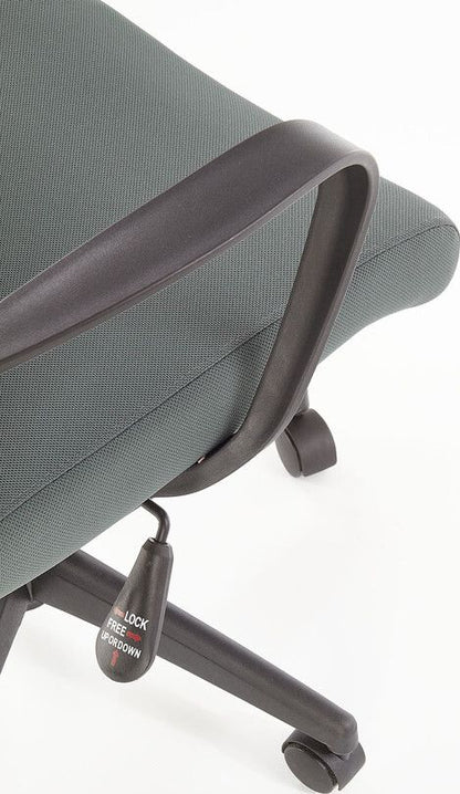 Office Chair Arsen | size: Width: 62cm, Height: 124cm, Depth: 65cm | color: Gray | image: 5 | variant: 1011966