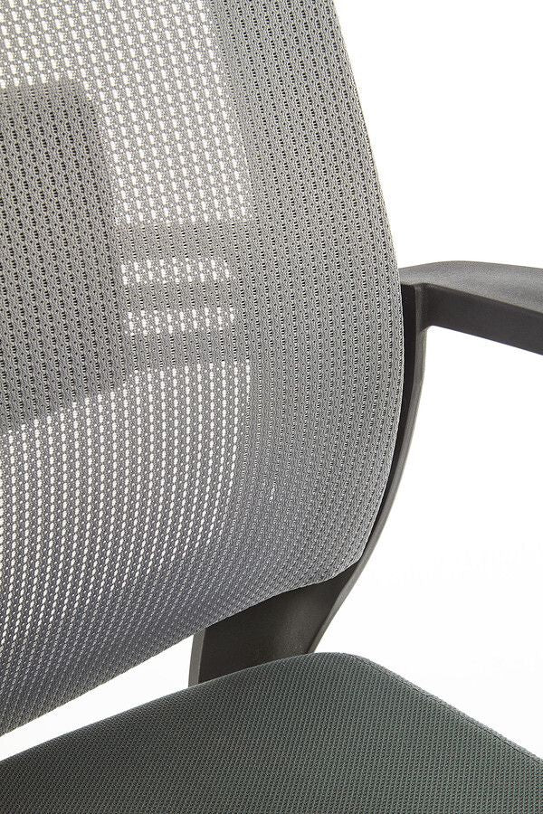 Office Chair Arsen | size: Width: 62cm, Height: 124cm, Depth: 65cm | color: Gray | image: 6 | variant: 1011966