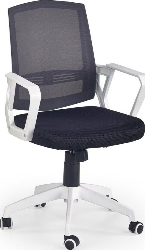 Office Chair Ascot | size: Width: 55cm, Height: 104cm, Depth: 57cm | color: Black | image: 1 | variant: 1011964