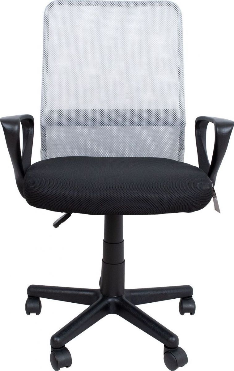 Office Chair Belinda | size: Width: 59cm, Height: 98.5cm, Depth: 56cm | color: Gray | image: 2 | variant: 1005209