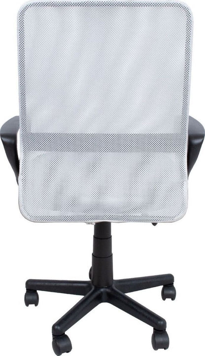Office Chair Belinda | size: Width: 59cm, Height: 98.5cm, Depth: 56cm | color: Gray | image: 4 | variant: 1005209
