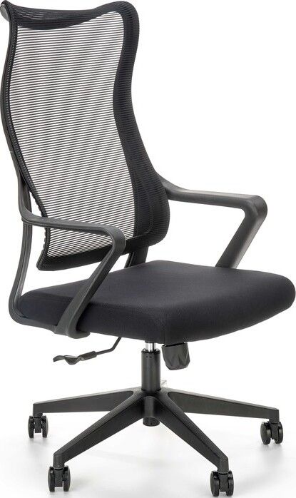 Office Chair Bergamo | size: Width: 61cm, Height: 123cm, Depth: 65cm | color: Black | image: 1 | variant: 1002918