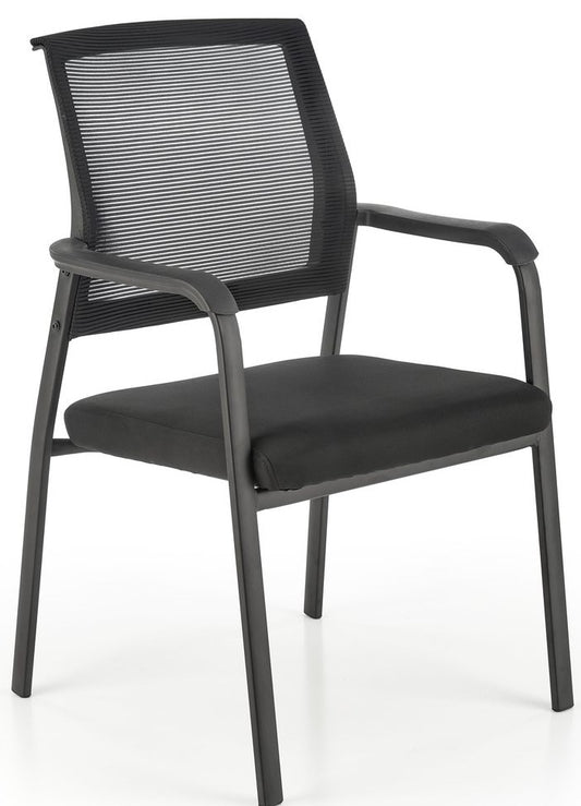 Office Chair Bergen | size: Width: 58cm, Height: 90cm, Depth: 60cm | color: Black | image: 1 | variant: 1014079