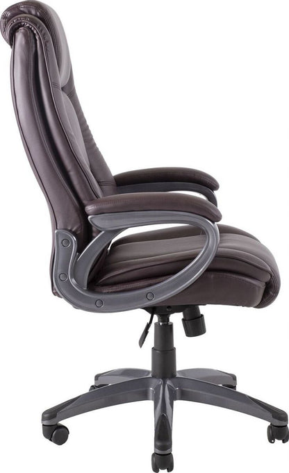 Office Chair Calvin | size: Width: 81cm, Height: 114-121.5cm, Depth: 65cm | color: Red | image: 2 | variant: 1005222