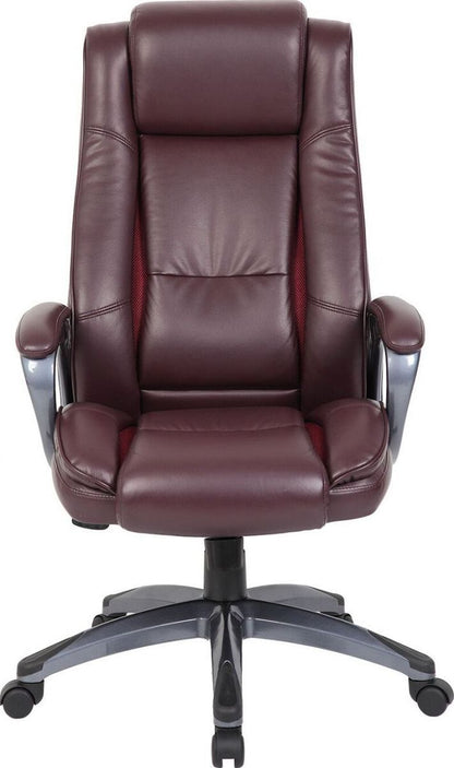 Office Chair Calvin | size: Width: 81cm, Height: 114-121.5cm, Depth: 65cm | color: Red | image: 4 | variant: 1005222