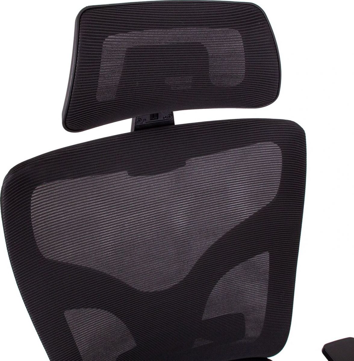 Office Chair Cardigan | size: Width: 58cm, Height: 100.5cm, Depth: 58cm | color: Black | image: 5 | variant: 1001276