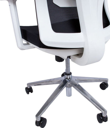 Office Chair Cardigan | size: Width: 58cm, Height: 100.5cm, Depth: 58cm | color: White | image: 7 | variant: 1001277