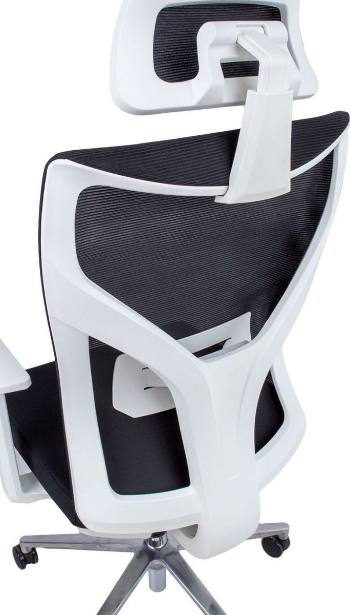 Office Chair Cardigan | size: Width: 58cm, Height: 100.5cm, Depth: 58cm | color: White | image: 8 | variant: 1001277