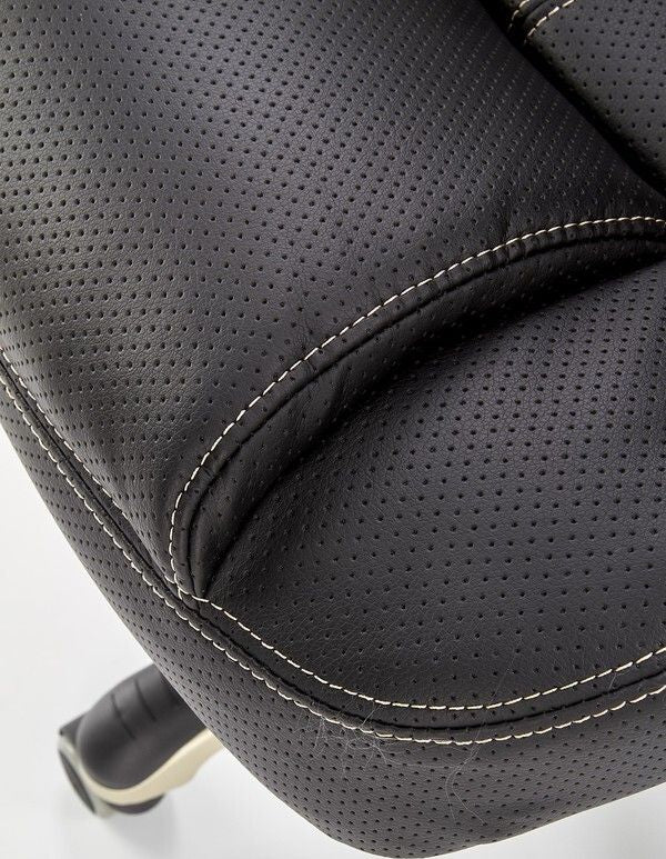 Office Chair Carlos | size: Width: 66cm, Height: 114cm, Depth: 70cm | color: Black | image: 5 | variant: 1005080