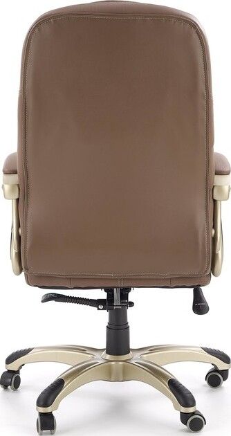 Office Chair Carlos | size: Width: 66cm, Height: 114cm, Depth: 70cm | color: Brown | image: 2 | variant: 1005079