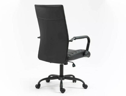 Office Chair Castleford | size: Width: 68cm, Height: 116cm, Depth: 51cm | color: Black | image: 1 | variant: 1004195