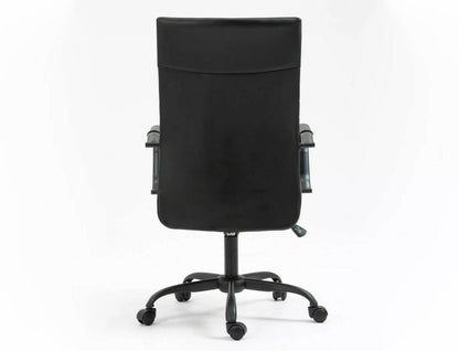 Office Chair Castleford | size: Width: 68cm, Height: 116cm, Depth: 51cm | color: Black | image: 3 | variant: 1004195