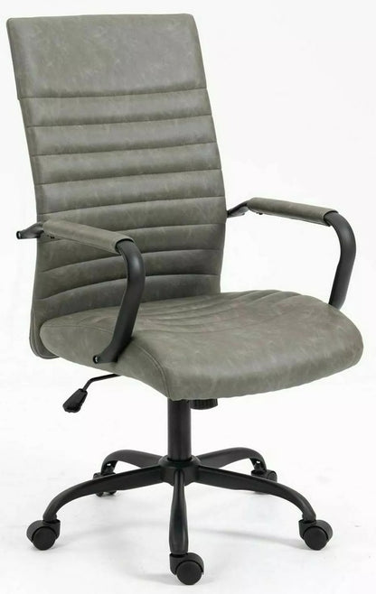 Office Chair Castleford | size: Width: 68cm, Height: 116cm, Depth: 51cm | color: Gray | image: 0 | variant: 1004196