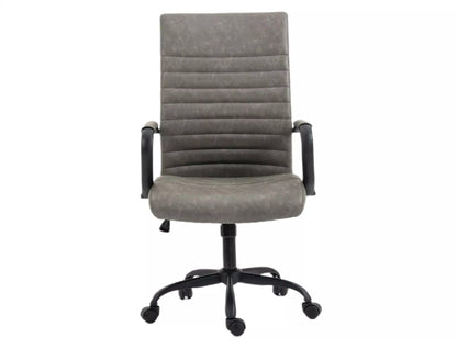 Office Chair Castleford | size: Width: 68cm, Height: 116cm, Depth: 51cm | color: Gray | image: 2 | variant: 1004196