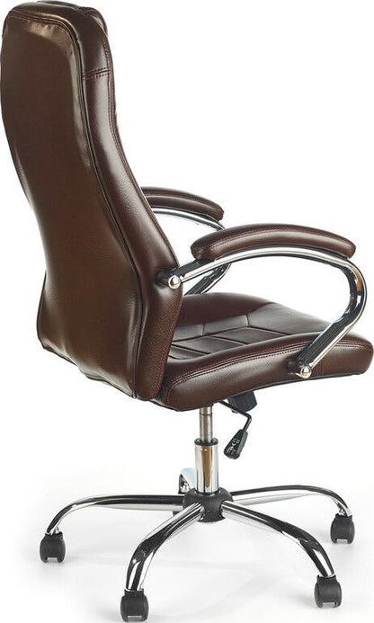 Office Chair Cody | size: Width: 64cm, Height: 119cm, Depth: 65cm | color: Brown | image: 2 | variant: 1011559