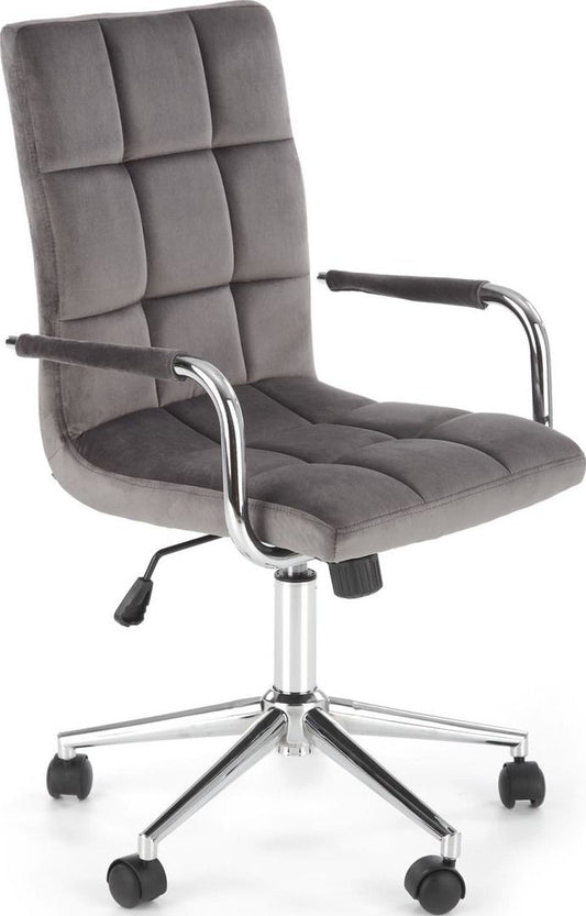 Office Chair Como | size: Width: 53cm, Height: 105cm, Depth: 60cm | color: Gray | image: 1 | variant: 1002908