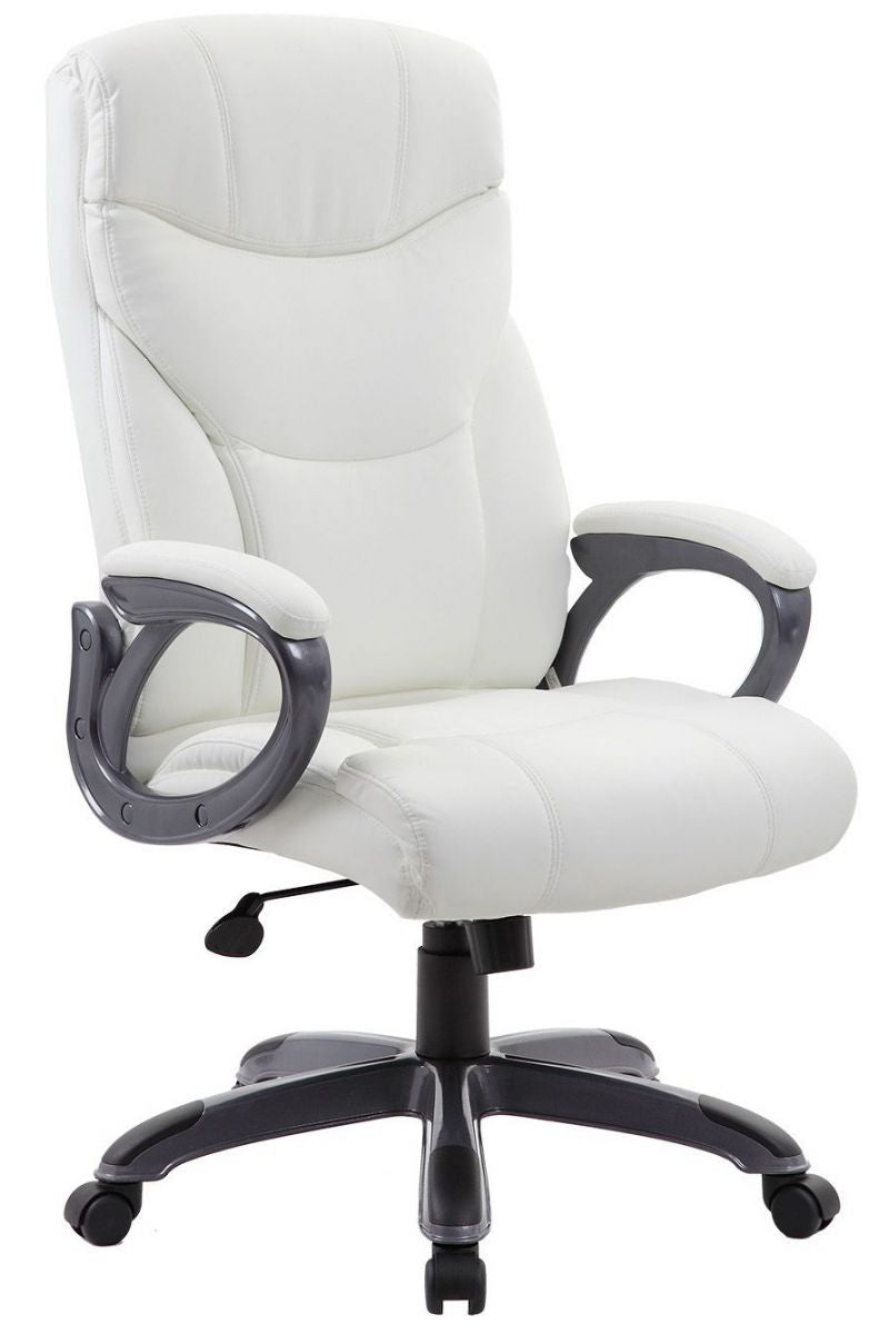 Office Chair Connor | size: Width: 73.5cm, Height: 115-124cm, Depth: 65.5cm | color: White | image: 0 | variant: 1005228