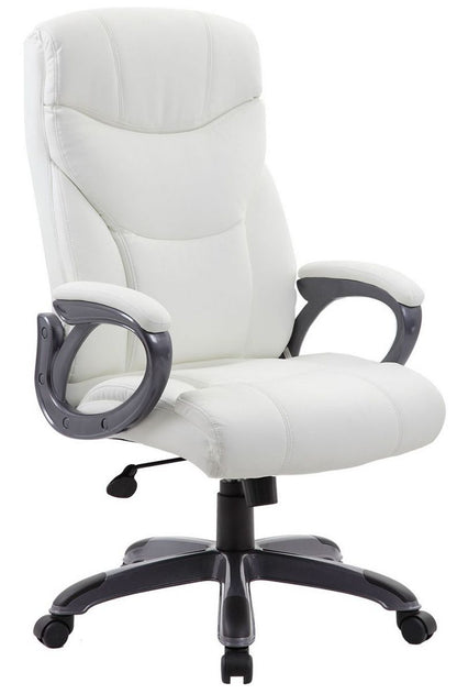 Office Chair Connor | size: Width: 73.5cm, Height: 115-124cm, Depth: 65.5cm | color: White | image: 0 | variant: 1005228